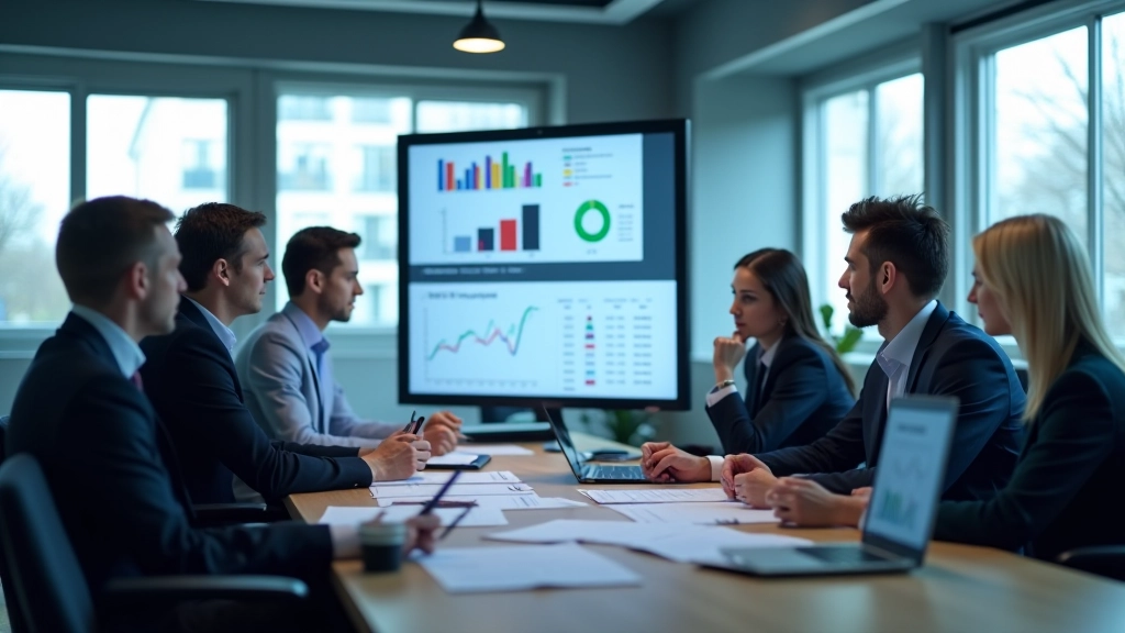 Tým analytiků pracující na rozpočtové analýze
